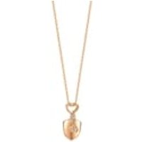 18K Rose Gold Diamond Necklace