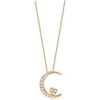 18K Rose Gold Diamond Necklace