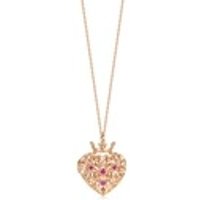 'The Art of Romance' 18K Rose Gold Ruby Necklace