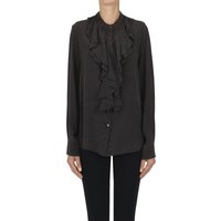 Camicia Elysia in seta con ruches