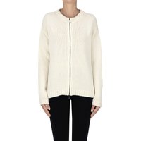 Cardigan in cashmere con zip
