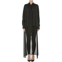Camicia asimmetrica in seta