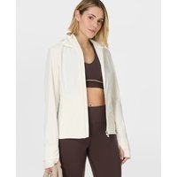 Sweaty Betty Ultimate Train Water Resistant Jacket, White, Women's M