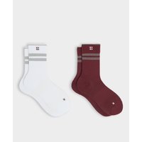 Sweaty Betty Reflective Running Sock 2 Pack, Multi, Women's 39-41