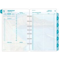 Day-Timer Coastlines 2 Pages Per Day Daily Refill