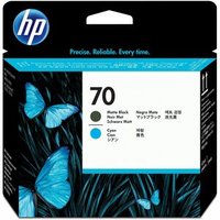 Get 23.0% OFF on HP 70 Matte Black and Cyan Printhead