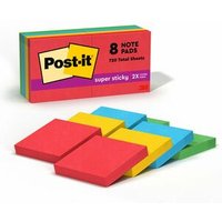 Get 37.6% OFF on Post-it Super Sticky 2x2 Electric Glow Notes
