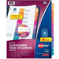 Get 47.1% OFF on Avery Ready Index Table of Contents Reference Divider
