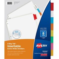Get 35.9% OFF on Avery WorkSaver Extra Wide Big Tab Divider