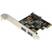 StarTech.com 2 Port PCI Express PCIe SuperSpeed USB 3.0 Controller Card w/ SATA Power