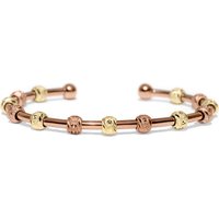 Laurel Two-Tone Rose Gold and Gold Journal Bracelet