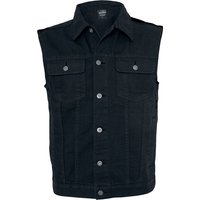 Chaleco de Urban Classics - Chaleco Tejano - S 5XL - para Hombre - Negro