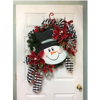 Snowman Wreath