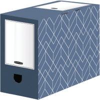 Bankers Box Decor Transfer File A4+ Slate Blue (5 Pack) 4483901