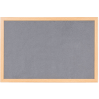 Bi-Office Earth Prime Felt Noticeboard 1800mm x 1200mm Grey Oak MDF Frame