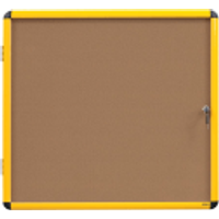 Bi-Office Mastervision Outdoor Magnetic Display Case Aluminium Frame 9 x A4