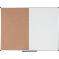 Bi-Office Maya Combination Board Cork/Drywipe Surface 1200mm x 900mm