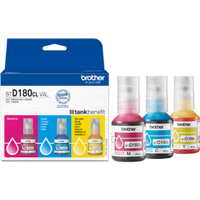 Brother BTD180CLVAL Multipack - Colour Set of 3 Ink Bottles (Original)