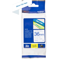 Brother TZE-263 P-Touch Blue On White Tape 36mm x 8m (Original)