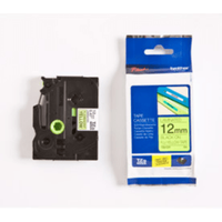 Brother TZE-C31 P-Touch Black on Fluorescent Yellow Laminated Tape 12mm x 5m (Original)
