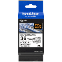 Brother TZE-SL261 P-Touch Black On White Self-Laminating Labelling Tape 36mm x 8m (Original)