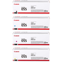 Canon 055 Multipack - Full Set of 4 Toner Cartridges (Original)