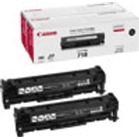 Canon 718BK Black Toner Cartridge Twin Pack - 2662B005 (Original)