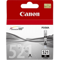 Canon CLI-521BK Black Ink Cartridge - 2933B001 (Original)