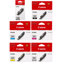 Canon PGI-530 / CLI-531 Multipack - Full Set of 6 Ink Cartridges (Original)