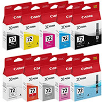 Canon PGI-72 Multipack - Full Set of 10 Ink Cartridges (Original)