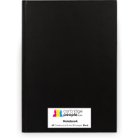 Cartridge People Notebook Casebound Ruled 80 Pages A5 Black