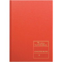 Collins Cathedral 69/3/9.1 Analysis Book 3 Debit 9 Credit Cash Columns 96 Pages
