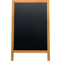 Deflecto A-Frame Chalkboard 850mm x 545mm x 440mm Teak