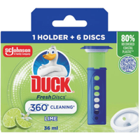 Duck Fresh Toilet Disc Starter Pack Lime (5 Pack) C011173