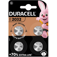 Duracell CR2032 Lithium Batteries (4 Pack)