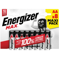 Energizer MAX AA Batteries (8 Pack) ER43772