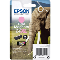 Epson 24XL Light Magenta High Capacity Ink Cartridge - Elephant (Original)