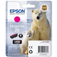 Epson 26 Magenta Ink Cartridge - Polar Bear (Original)