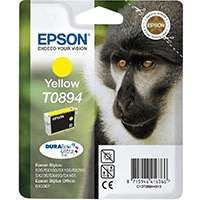 Epson T0894 Yellow Low Capacity Ink Cartridge - Monkey (Original)