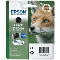 Epson T1281 Black Ink Cartridge - Fox (Original)