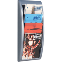 Fast Paper Quick Fit System Wall Display 4 Silver A4 F406135