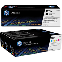 HP 128A Multipack - Full Set of 4 Toner Cartridges (Original)