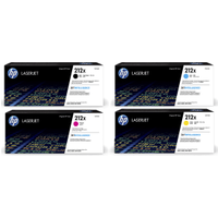HP 212X High Capacity Multipack - Full Set of 4 Toner Cartridges (Original)