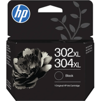 HP 302XL/304XL Black High Capacity Ink Cartridge - B7RT9AE (Original)