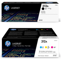 HP 312A Multipack - Full Set of 4 Toner Cartridges (Original)