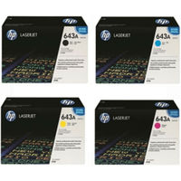 HP 643A Multipack - Full Set of 4 Toner Cartridges (Original)