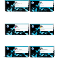 HP 746 Multipack - Full Set of 6 Ink Cartridges (Original)