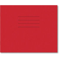 Hamelin 165mm x 200mm Handwriting Book Lined 40 Page Red (100 Pack)