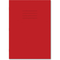 Hamelin A4 Exercise Book Squared 80 Page Red (50 Pack)