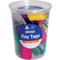 Kevron Standard Key Tags Assorted (50 Pack)